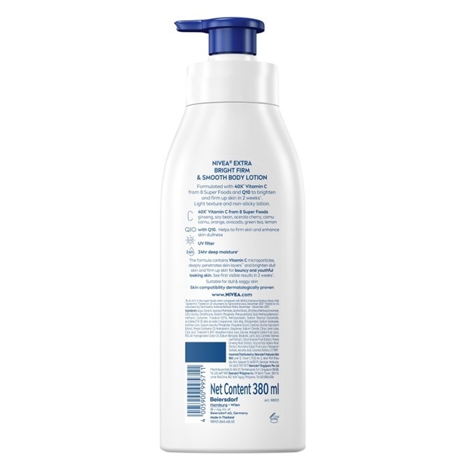 NIVEA Body Extra Bright Firm & Smooth Lotion 380ml