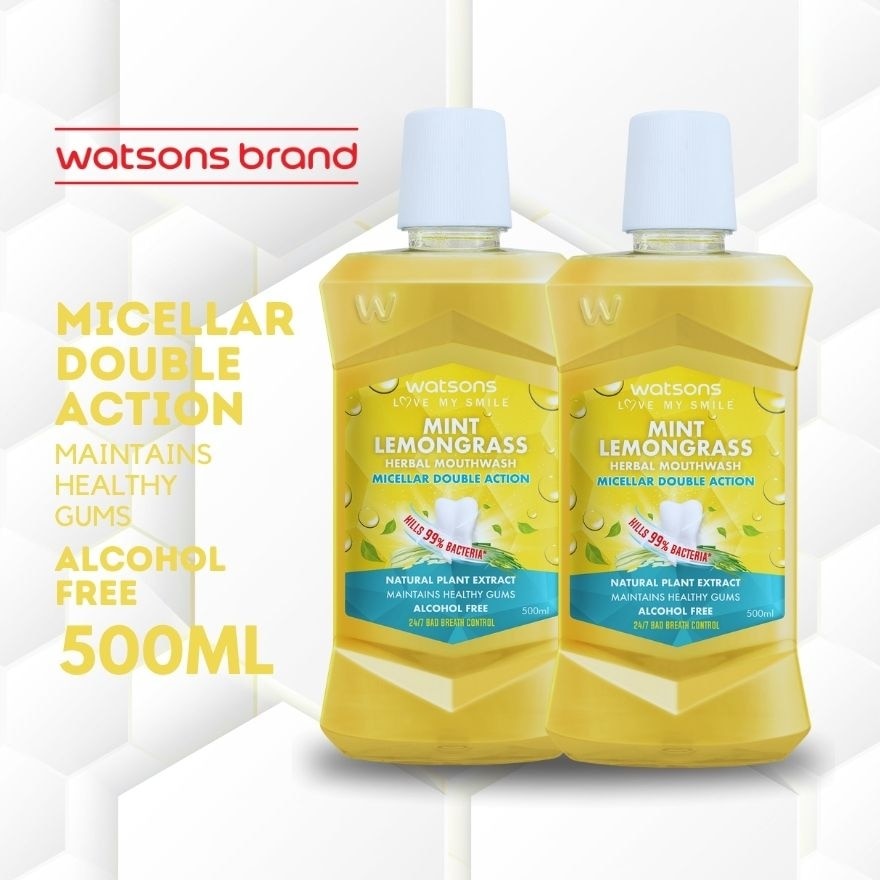 Mint Lemongrass Herbal Mouthwash 500ml