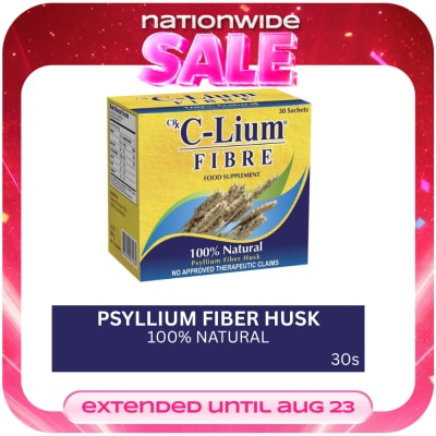 CLIUM - Psyllium Fibre 30 Sachets image