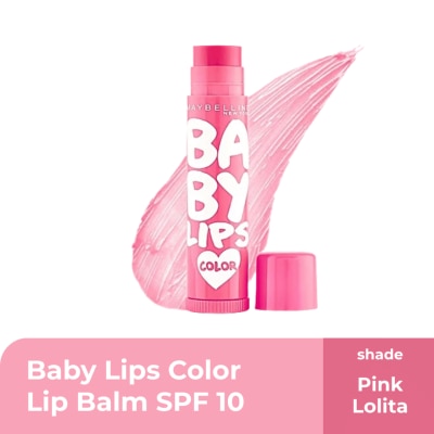 MAYBELLINE - MAYBELLINE Baby Lips Loves Color Lip Balm SPF 10 Pink Lolita 4g image