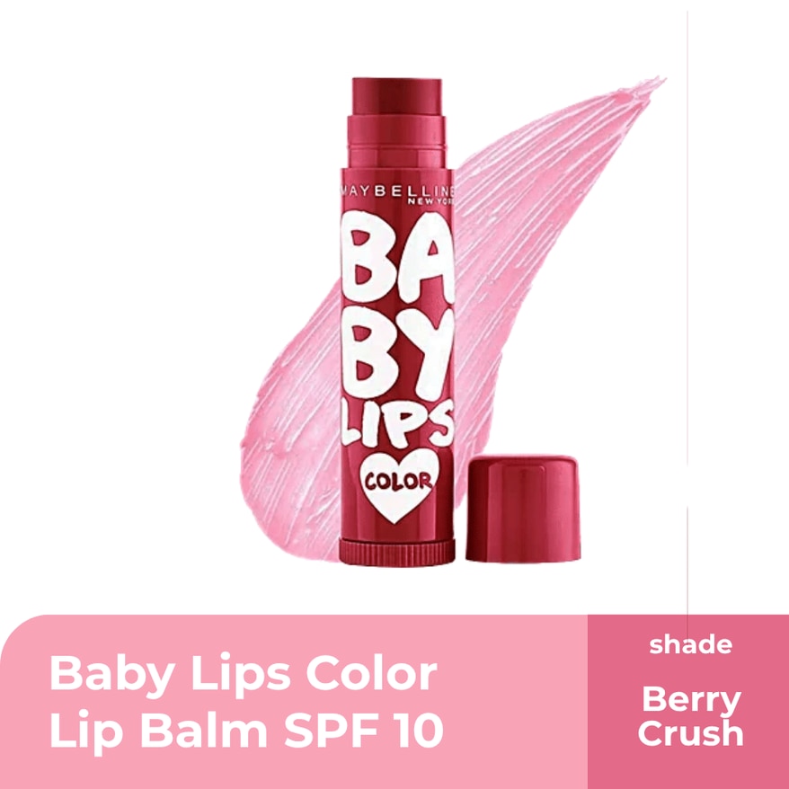 MAYBELLINE Baby Lips Loves Color Lip Balm SPF 10 Berry Crush 4g image