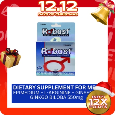 ATC HEALTH Epimedium + L-arginine + Ginseng + Ginkgo biloba550 mg x2 Tablets