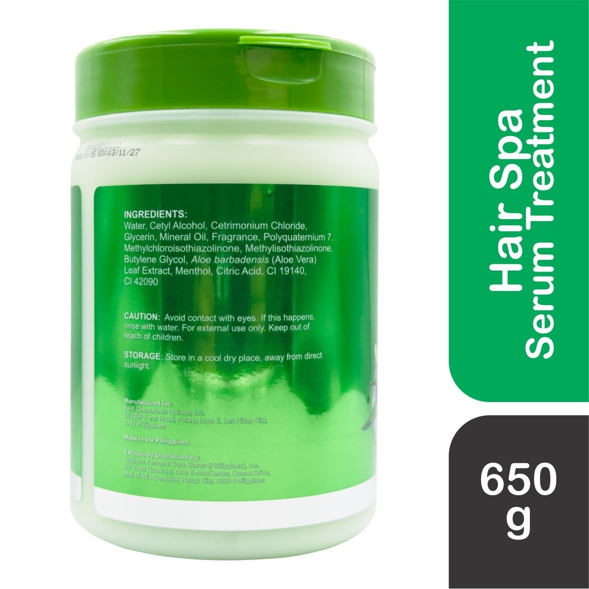 Hair Fall Control Hair Spa Aloe Vera 650g