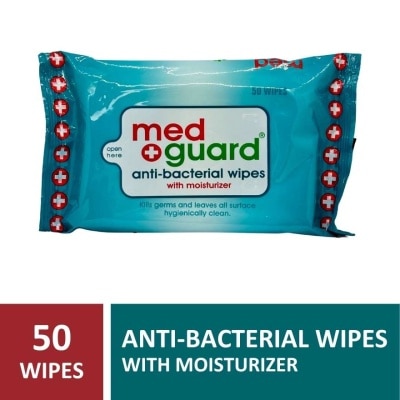 MED GUARD Anti Bacterial wipes with Moisture 50s