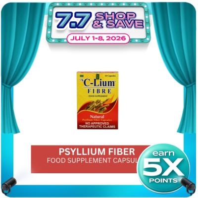 CLIUM - Psylium Capsule x 50 Capsules/Box