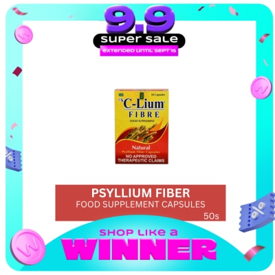 CLIUM - Psylium Capsule x 50 Capsules/Box image