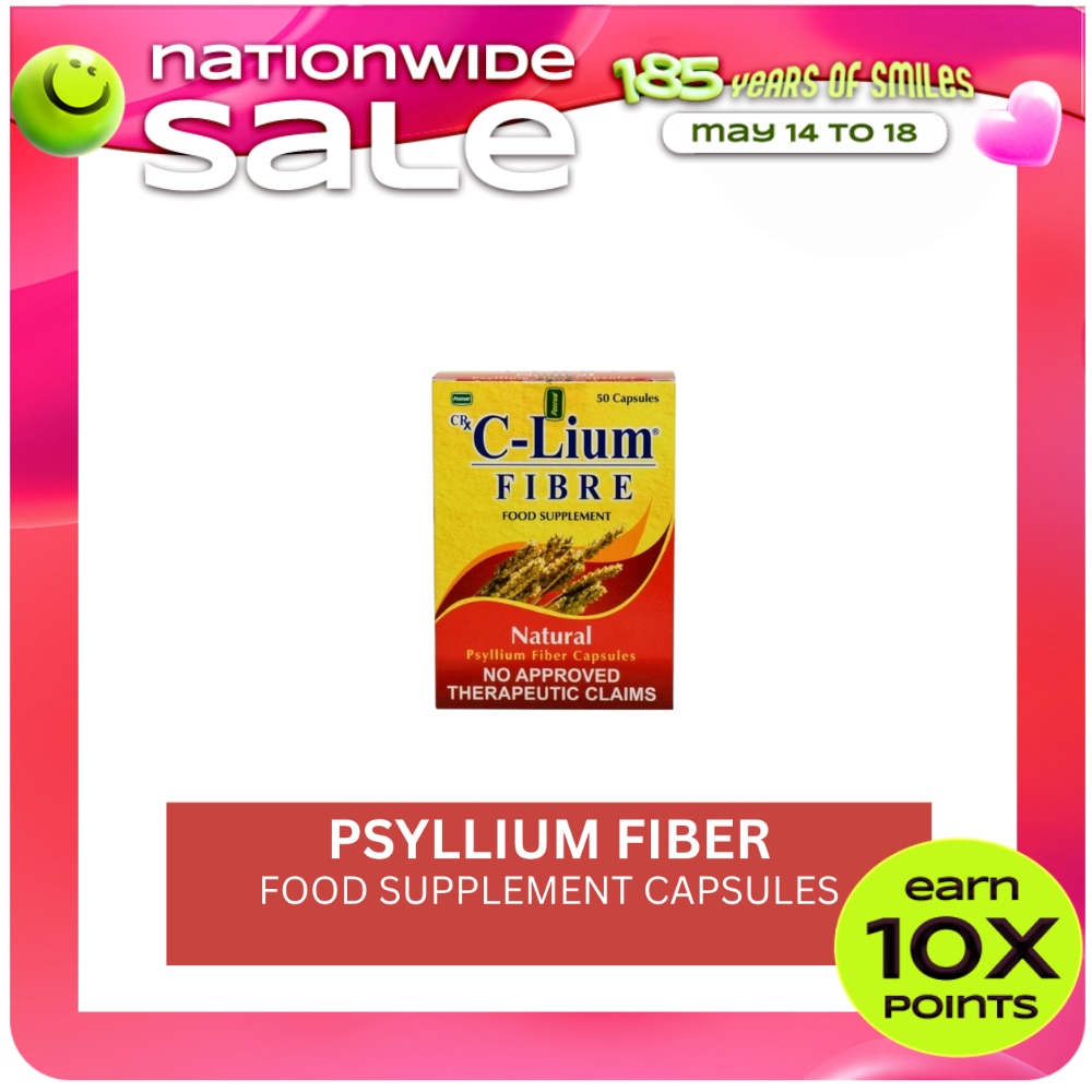Psylium Capsule x 50 Capsules/Box