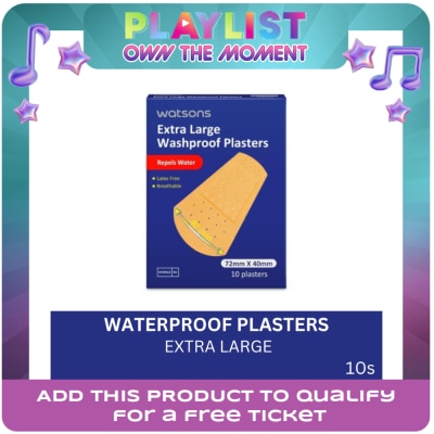 WATSONS - Washproof Plaster 10s Xlarge