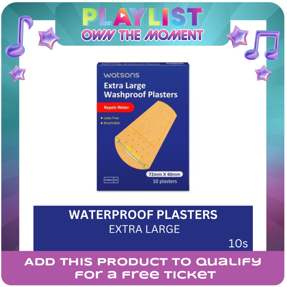 Washproof Plaster 10s Xlarge