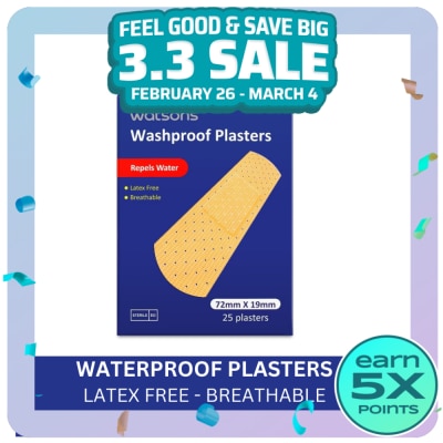 WATSONS Washproof Plaster 25s