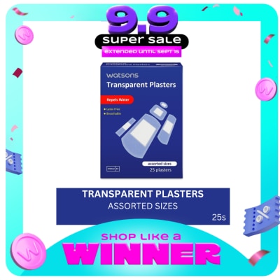 WATSONS - Transparent Plaster 25s Assorted Sizes image