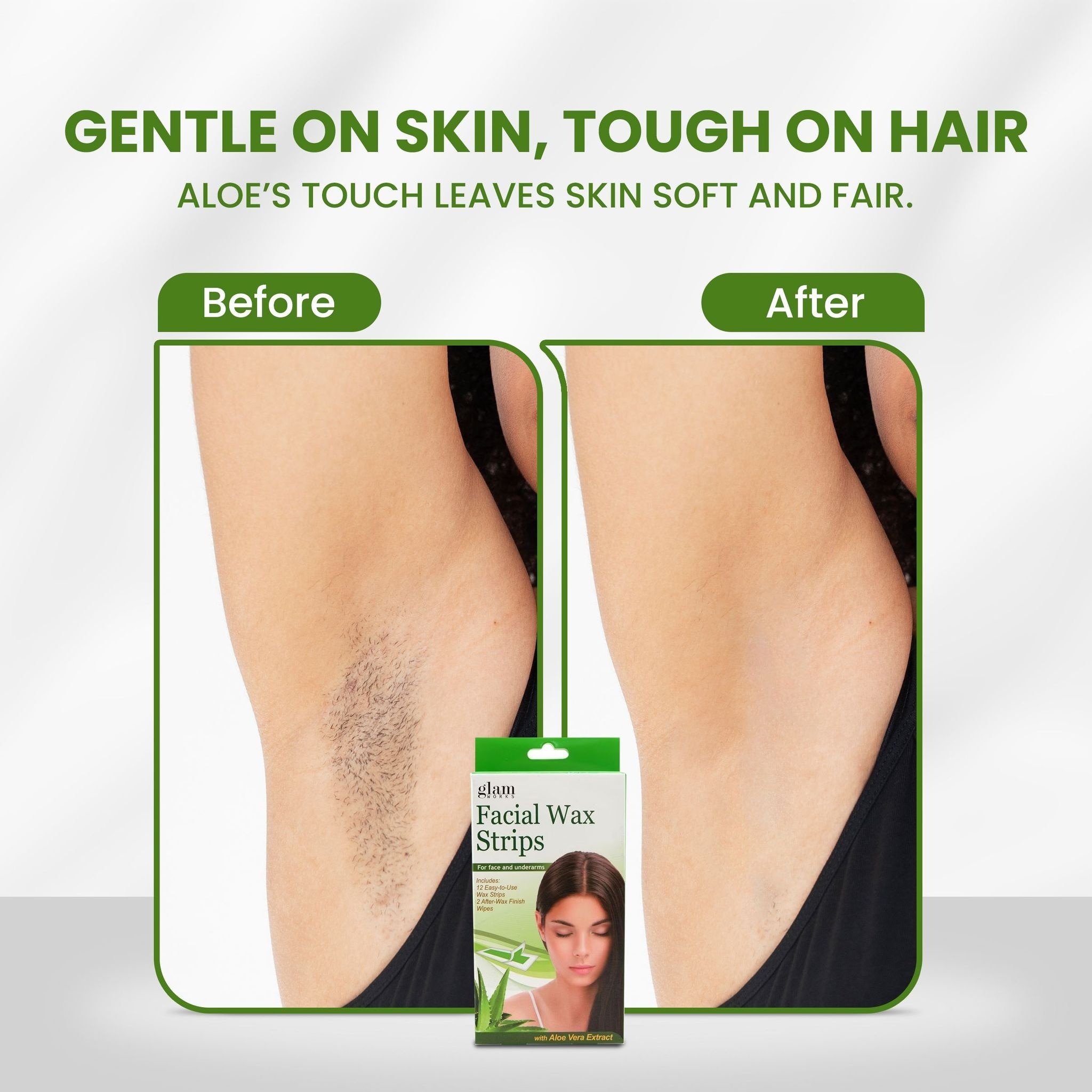 Facial Wax Strips 1box