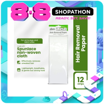 GLAMWORKS - Hair Removal Paper  12sheets image