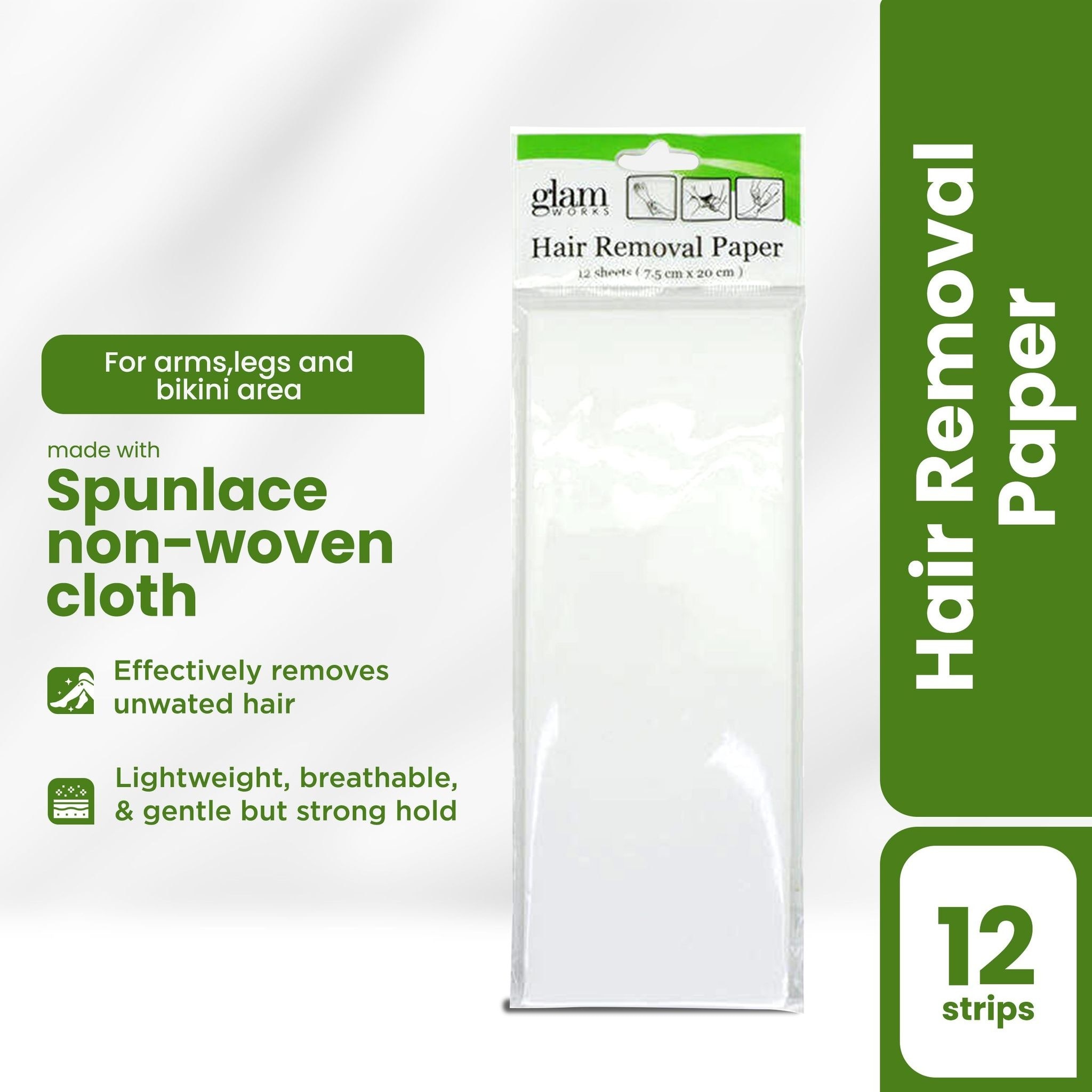 Hair Removal Paper  12sheets