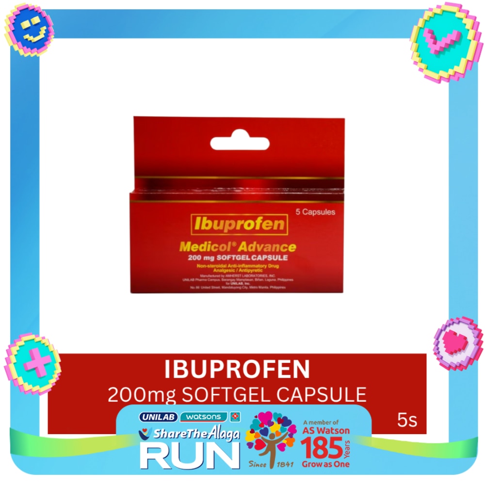 Ibuprofen Softgel Capsule X 5 Capsules/Pack