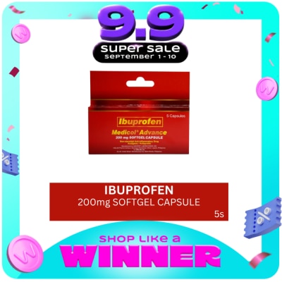 MEDICOL - Ibuprofen Softgel Capsule X 5 Capsules/Pack image