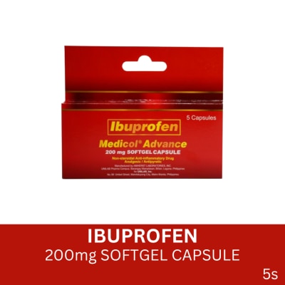 MEDICOL Ibuprofen Softgel Capsule X 5 Capsules/Pack