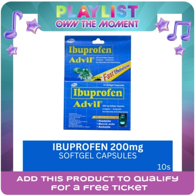 ADVIL - Advil Ibuprofen 200mg 10 Softgel Capsules