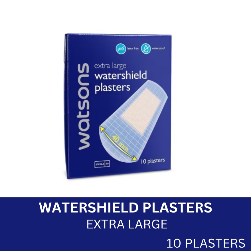 Extra Large Watershield Plasters 10s
