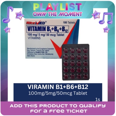 RITEMED - Vitamin B1 + Vitamin B6 + Vitamin + B12 1 Tablet