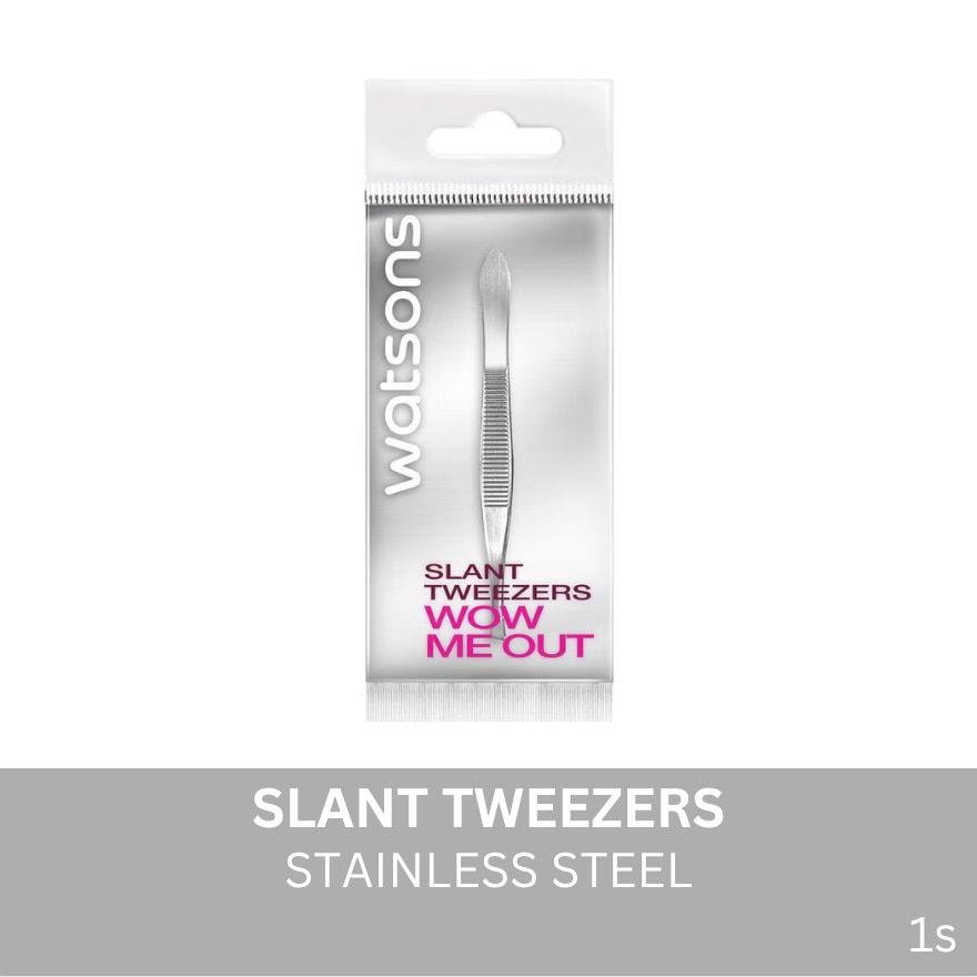 Stainless Steel Slant Tweezers