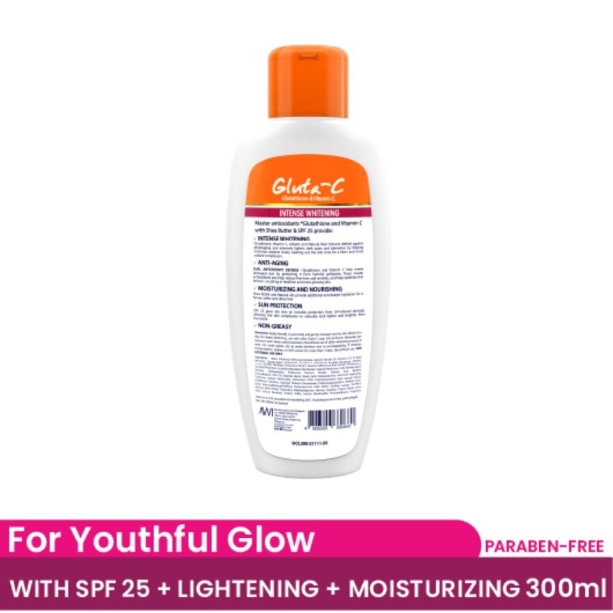 GLUTA C Intense Whitening Body Lotion SPF 25 300ml