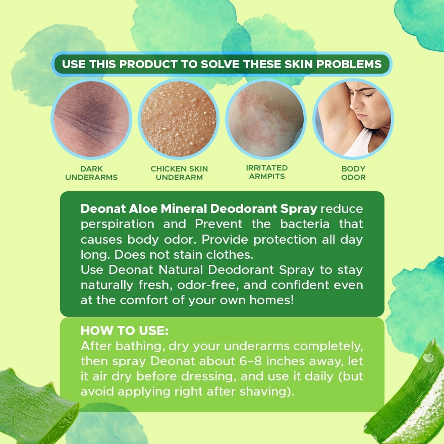 Aloe Mineral Deodorant Spray 100ml