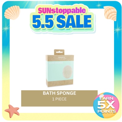 WATSONS - Bath Sponge With Terry And Natural Sisal 1pc