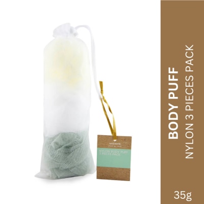 WATSONS Nylon Body Puff 3 Piece Pack (35g)