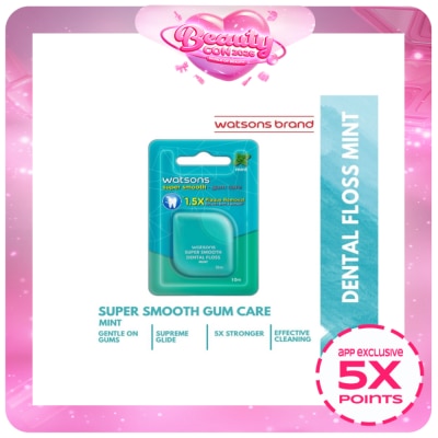 WATSONS - Dental Floss Anti-Bacterial Agent Fluoride Green Tea 10m