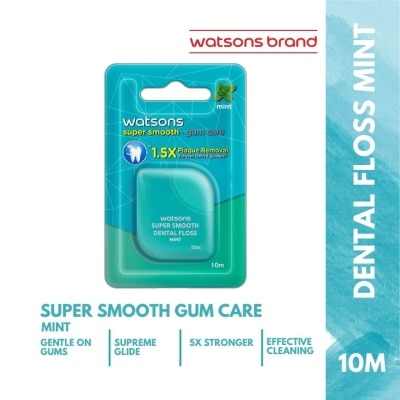 WATSONS Dental Floss Anti-Bacterial Agent Fluoride Green Tea 10m