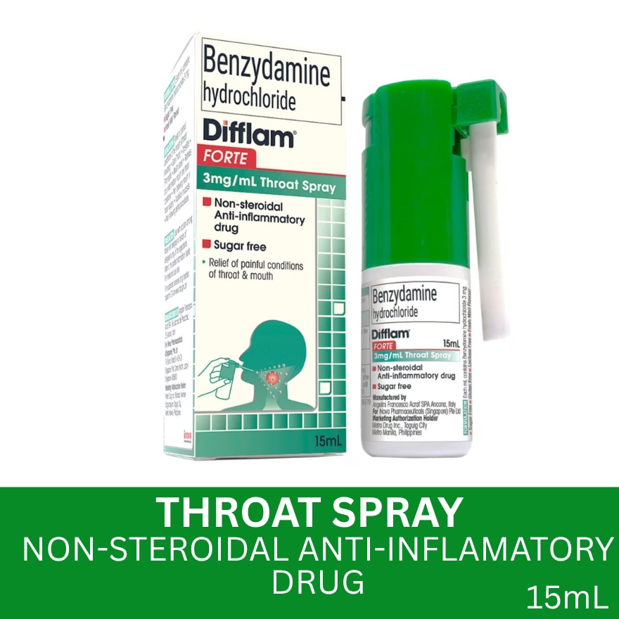 Forte Throat Spray 3mg/mL 15mL