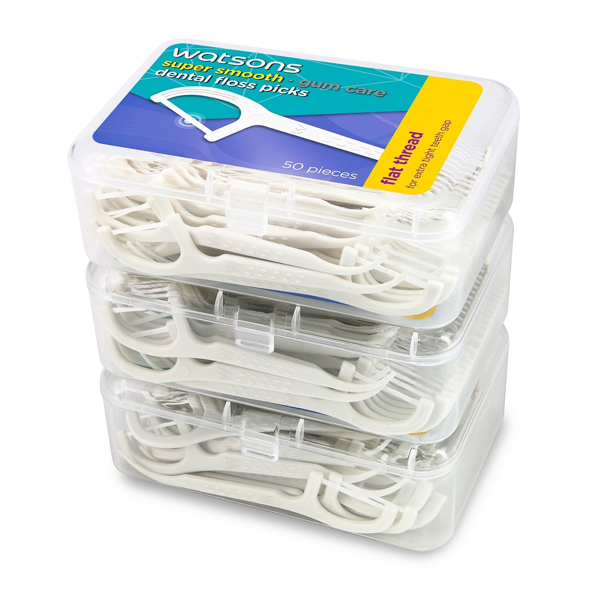 Flat Thread Mint Dental Flossers Loose Box