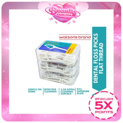 WATSONS - Flat Thread Mint Dental Flossers Loose Box
