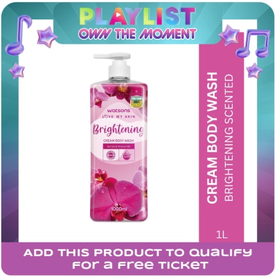 WATSONS - Brightening Scented Cream Body Wash 1L