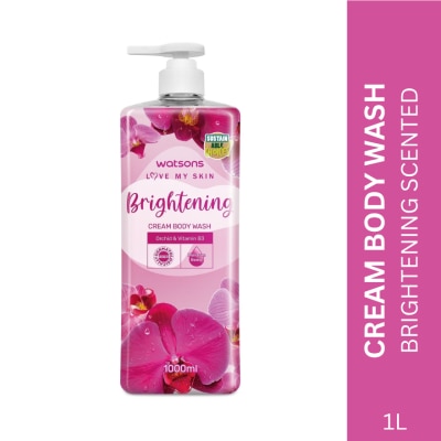 WATSONS Brightening Scented Cream Body Wash 1L