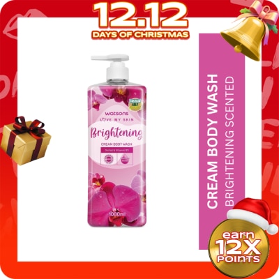 WATSONS Brightening Scented Cream Body Wash 1L