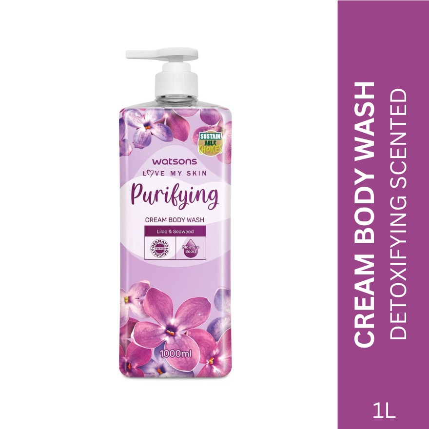 Detoxifying Scented Cream Body Wash 1L