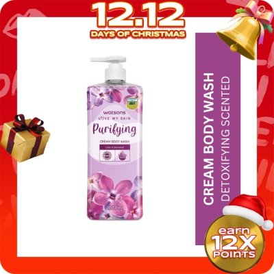 WATSONS Detoxifying Scented Cream Body Wash 1L