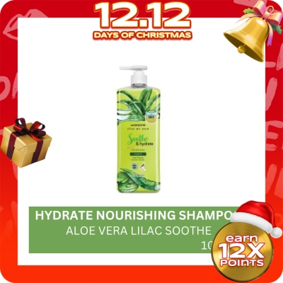 WATSONS Aloe Vera Lilac Soothe Hydrate Nourishing Shampoo 1000ml