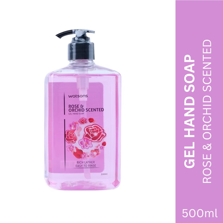 Rose and Orchid Gel Hand Soap 500ml