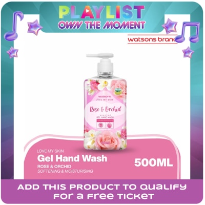 WATSONS - Rose and Orchid Gel Hand Soap 500ml