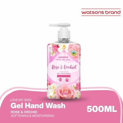 WATSONS Rose and Orchid Gel Hand Soap 500ml