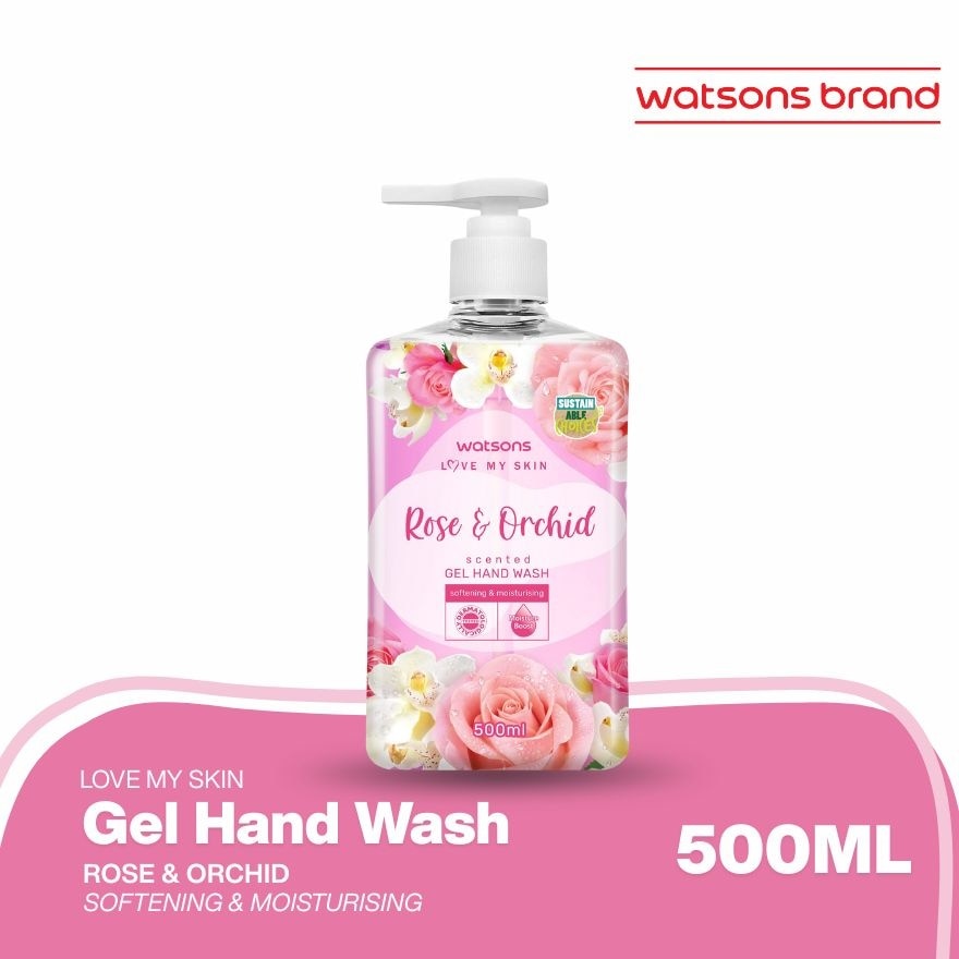 Rose and Orchid Gel Hand Soap 500ml
