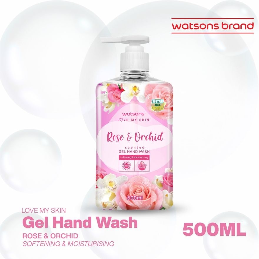 Rose and Orchid Gel Hand Soap 500ml