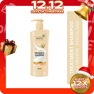 WATSONS Revitalizing Milk Protein Treatment Shampoo 400ml