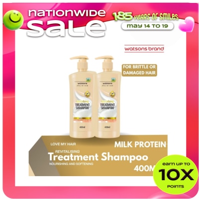 WATSONS - Revitalizing Milk Protein Treatment Shampoo 400ml