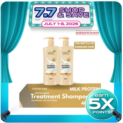 WATSONS - Revitalizing Milk Protein Treatment Shampoo 400ml