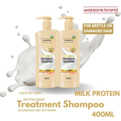 WATSONS Revitalizing Milk Protein Treatment Shampoo 400ml