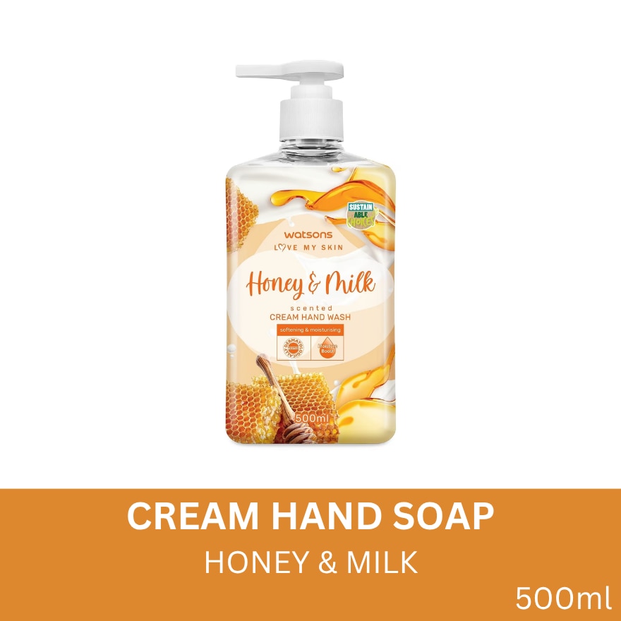 Honey and Milk Cream Hand Soap 500ml
